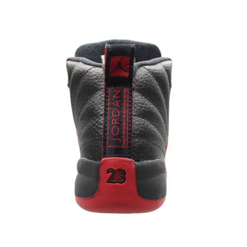 JORDAN 12 Retro Little Kids Style, Black/Varsity Red, 24