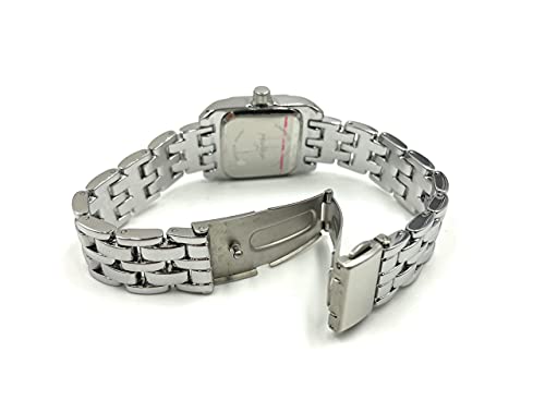 Peugeot Women's Tank Shape Watch With Panther Link Bracelet, Dress Watch With Crystal Bezel And Roman Numeral Dial #TOP6
