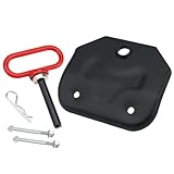 joytrace 703-12302-0637 Towing Hitch Kit with Magnetic Hitch Pin - Universal Heavy Duty Hitch Plate & Neodymium Trailer Gate Pin for Cub Cadet ZT1/ZT2 Zero-Turn Mowers