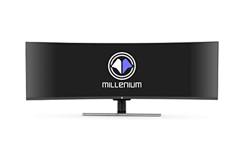 Millenium-MD49-DQHD-Monitor-Curvo-Gaming-de-49-DQHD-5120x1440-120-Hz-4ms-VA-QLED-HDR10-350cdm2-329-2X-HDMI-2X-Display-Port-sin-macros-Negro