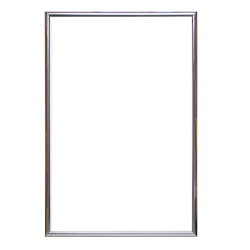 Frame USA 27x39 Deluxe Polystyrene Plastic Poster Frames (Silver), Made in America