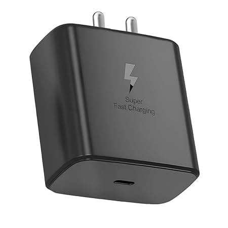 Image of Original 45W Type C Port Super Fast Charger Adapter USB C Charging with Samsung Galaxy S24 Ultra /S23 Ultra /S23 Fe /S22 /S21 Fe 5G /M55 /A35 /S8 /S9 Plus /Z Fold /Z Flip 5 /4 /3 / only Adapter (Black). (FIX73)