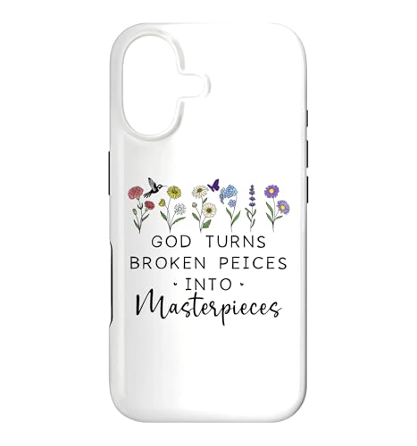 God Turns Broken Piece into Masterpieces Bible Verse Psalm �X�}�z�P�[�X iPhone 17 �p