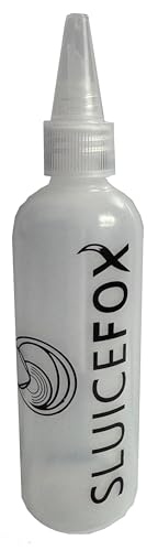 Botella snifter Sluice Fox de plástico para kit de herramientas de prospección de oro 2