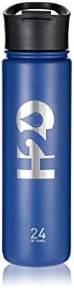 Miniatura 2 de H2O Happiness 2 Others Botella de agua de acero inoxidable aislada al vacío, 24 onzas