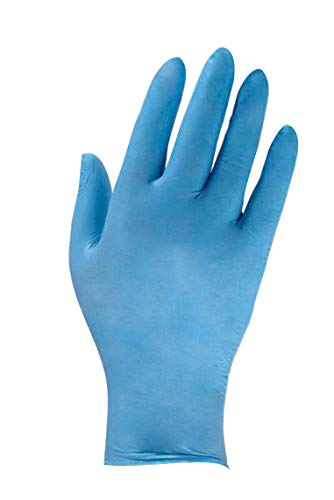 Guantes híbridos azules Polyco GN70 pequeños con alta sensibilidad táctil