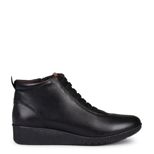 miMaO FLEXY - Zapatillas de napa NEGRO abotinadas