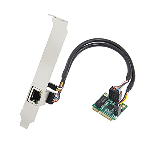 Image of IO CREST 2.5 Gigabit Ethernet Mini PCI-E Network Controller Card 10 /100 /1000 /25000 Mbps RJ45 LAN Adapter Converter for Desktop PC,SI-MPE24073