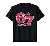 Niños Meme 67 Six Seven 6 7 Camiseta