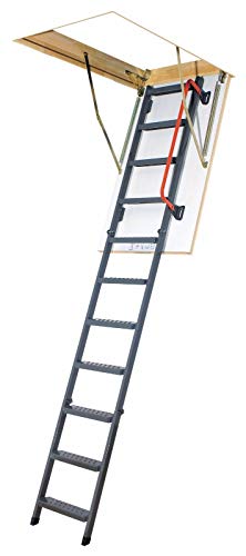 Preisvergleich Produktbild Gedämmte Bodentreppe, Speichertreppe, Dachbodentreppe mit LXL Abdeckleisten - Viele Größen und Modellen (LMK Komfort, 70 x 140 x 280 cm)