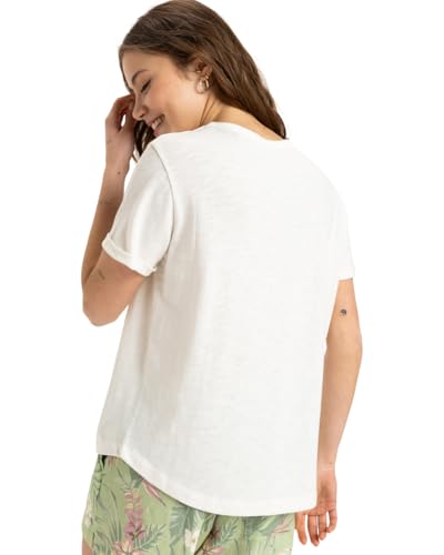 Roxy Femme Oceanwave Regular T Shirt Egret - vue 3