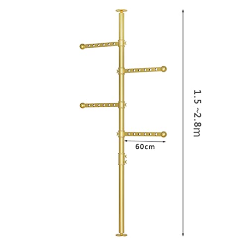 Porte-vêtements de plafond pour balcon et chambre : le cintre polyvalent moderne - 2