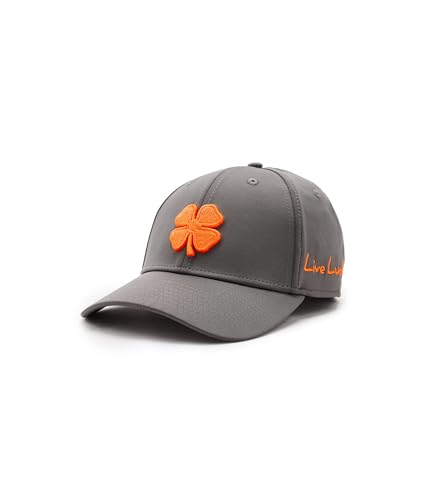Black Clover Unisex Premium Clover 186 Hat Orange/Charcoal Small