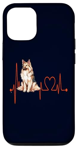 �V���C���E�V�F�p�[�h�E�h�b�O�E�n�[�g�r�[�g EKG �}�C�E�h�b�O�X�E�A�[�E�}�C�E�J�[�f�B�I �X�}�z�P�[�X iPhone 12/12 Pro �p