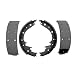 ACDelco 17473R Professional Riveted Rear Drum Brake Shoe Set