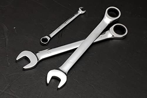 Image of FLZOSPER 14mm Metric Ratchet Wrench,Box End Head 72-Tooth Ratcheting Combination Wrench Spanner