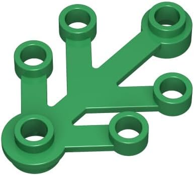 Plnt Leaves 4x3 300 Piece, Bright Green, Compatible with LEGO, 6+ Years