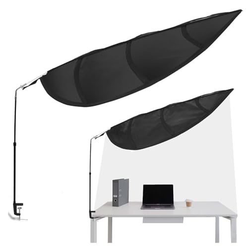Adjustable Office Cubicle and Desk Shade,Cubicle Shade,Block Overhead Light, Glare, and Airflow,Uv-Resistant Fabric,Working Office Cubicle Accessories for Light Sensititve Workers