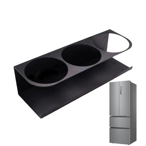 Magnetic Cup Holder - Magnetic Tool Holder | 3-Slot Cup Rack | Coffee Machine Bottle Storage | Fridge Side Drink Shelf for Your Workspace