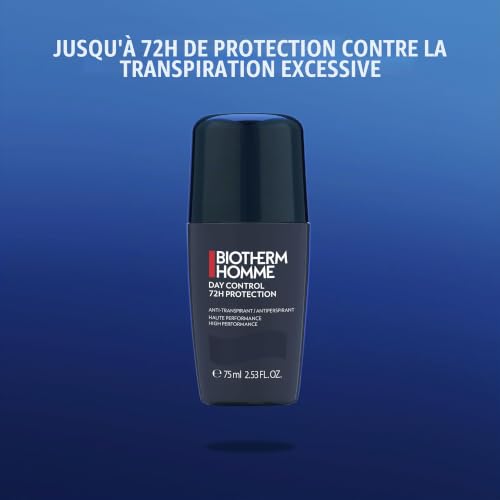 Biotherm Homme, Day Control Stick Protection 72H Homme, Déodorant Frais, Confortable et Apaisant, Anti-Odeur, Enrichi en Plancton de Vie, Tous Types de Peau, 75 ml