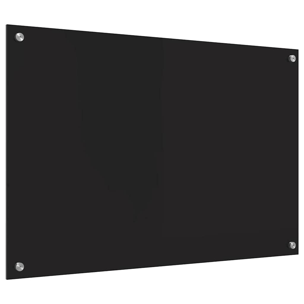 Generisch Küchenrückwand Schwarz 90 x 60 cm Gehärtetes Glas,Heim & Garten,Küche & Esszimmer,Küchenhelfer & -utensilien,42018040