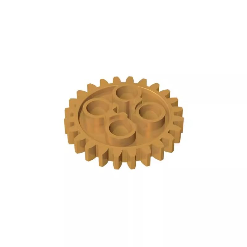 3648 Gear Technic Gear 24 Tooth [Old Style - Three axle Holes], 50 PCS