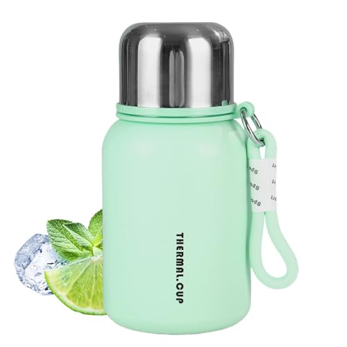 Hailerio Térmico Vaso | Térmica Botella De Agua,Copa De Bebida Acero Inoxidable Para Deportes Acampada Aula, Pequeño Térmico Portátil