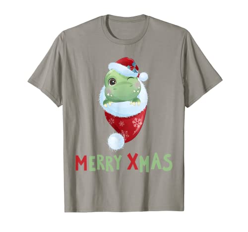 Pyjama de Noël Dinosaure Lover Tee Rex Rexmas T-Shirt
