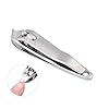 DNHCLL 2 PCS Metal Slanted Edge Nail Cutting Clippers Pedicure Manicure Tool Slanted Tip Cuticle Nail Clipper Cutter Nail Clipper Cutter Pedicure Manicure Tool