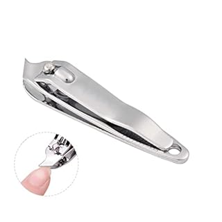 DNHCLL 2 PCS Metal Slanted Edge Nail Cutting Clippers Pedicure Manicure Tool Slanted Tip Cuticle Nail Clipper Cutter Nail Clipper Cutter Pedicure Manicure Tool