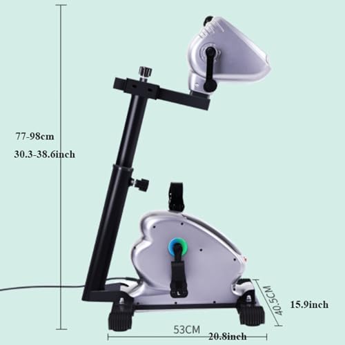 Pedalen voor Hometrainers Elektrische pedaaltrainer, draagbare hometrainer revalidatiefiets met weerstand en snelheid verstelbaar for senioren, ouderen, handarm been- en knierevalidatietraining Pedaal - Afbeelding 3