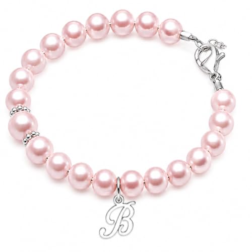 Image of keepsake jewelry Gifts | Baby Pink Pearl Bracelet | Birthday Girl Gift