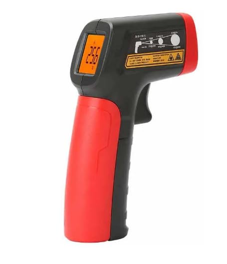 TERMOMETRO INFRAROSSI MGF CON PUNTATORE LASER - 932385 - PER MISURAZIONI A DISTANZA SENZA CONTATTO - PROFESSIONALE