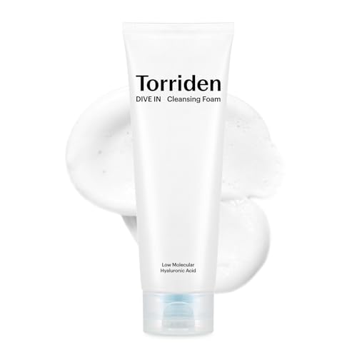 Torriden DIVE IN Cleansing Foam Face Wash 150ml (5.07 fl.oz.) | Hydrating Daily Facial Cleanser for All and Sensitive Skin | Hyaluronic Acid, Panthenol, Allantoin