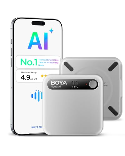 Amazon.co.jp: BOYA Notra AIボイスレコーダー 3モード録音（環境音
