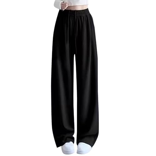Baggy Sweatpants for Girls Boys School Joggers Trendy Drawstring Elastic Waist High Waist Sport Athletic Pants2