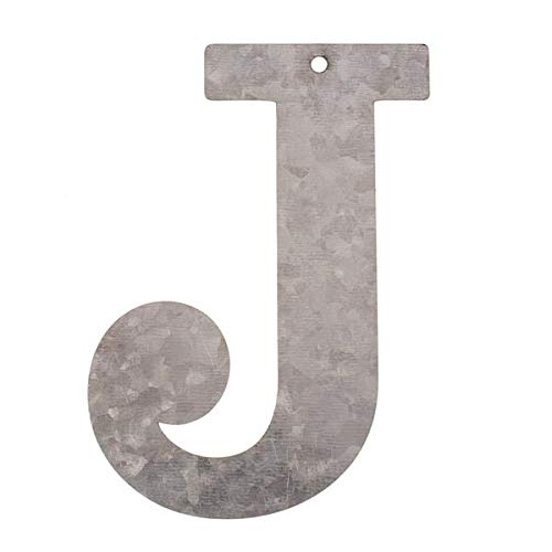 Lettera X In Metallo Zincato, Altezza 12 Cm, Per Decorazioni Interne/esterne, Iniziali