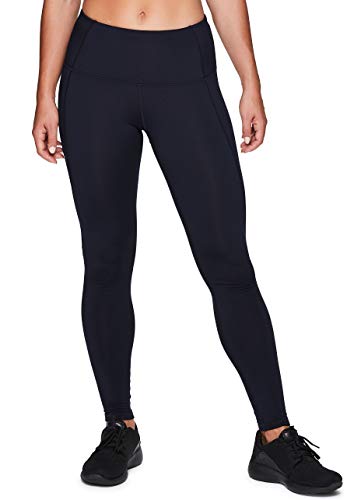 RBX Active Women's Athletic Performance Full Length Fleece Lined Running Yoga Leggings