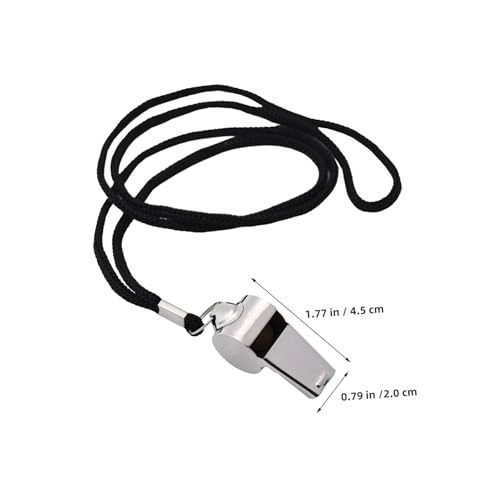 Silbatos de Acero Inoxidable con Sonido Fuerte y Señal de Emergencia 6pcs miniatura 7