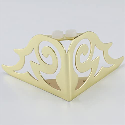 pés ajustáveis 4 peças de 8 cm de pernas de móveis ocas de metal, pernas de ouro padrão, adaptam-se