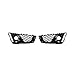 1 Pair Car Front Bumper Fog Light Lamp Grill Grille Honeycomb Compatible For Audi A4 B9 S-LINES S4 2019 2020 8WD807681J 8WD807682J