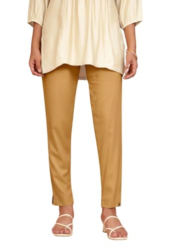 Image of TWIN BIRDS Women Viscose Cotton Kurti Pants | Stretch Ethnic Daily Trousers