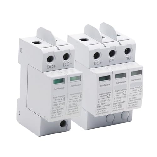 Parafoudre photovoltaïque YTTS1-PV DC 600V 2P protection surtension rail