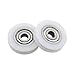 TAODAN 4PCS Chromium Steel Bearing Pulley 24x6x5mm Guide Wheel Drawer Roller Suitable for Industrial Equipment Micro Motors Office Equipment