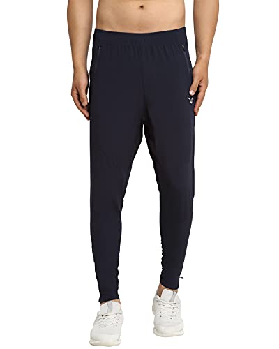 Image of Invincible Men's Athleisure Gym Wear Running Workout Training Fitted Track Pants