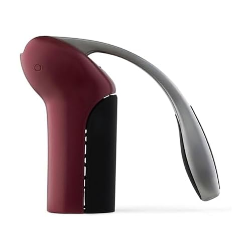 Rabbit Vertical Corkscrew Wine Opener with One-Pull Design, Foil Cutter Included, Easy to Use Manual Lever, Durable Stainless Steel Spiral, Black