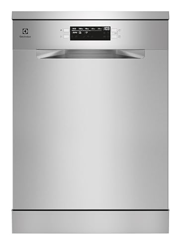 Electrolux Freestanding Dishwasher 60cm, 13 Place Settings, 8 Programs, Inverter Motor, Fully Automatic with AirDry Technology, ExtraHygiene & Eco Program, Low Noise Level, Silver, ESS47311SX
