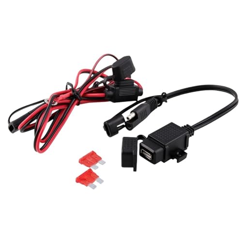 Prise SAE USB 12V étanche pour recharge de téléphone portable et GPS