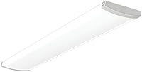 Vista 12 de Lithonia Lighting TruWrap - Lámpara de techo LED de 4 pies, luz LED envolvente de bajo perfil, lúmenes ajustables, seleccionable blanco