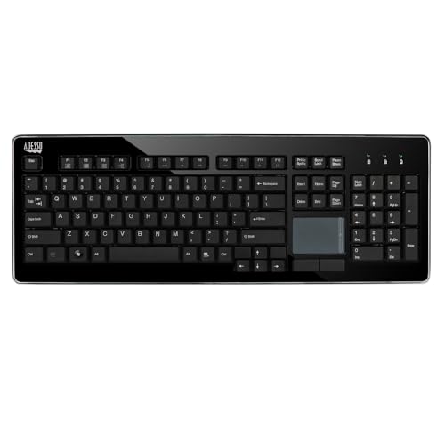 Clavier USB QWERTY Adesso AKB-440UB noir résistant pour les professionnels de la saisie